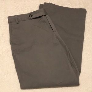 Gap gray stretch fit flared leg pants Size 14